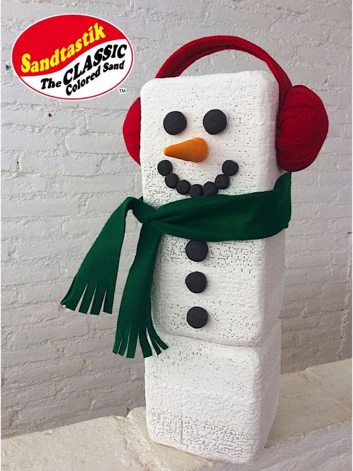 Craft Project: Blocky the Snowman 1